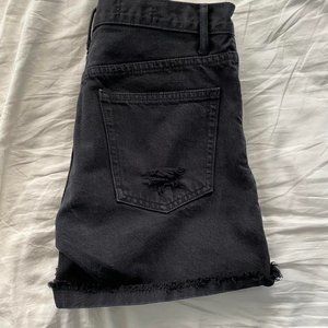 Vintage Black distressed GAP jeans denim shorts (+ BOGO SALE!)